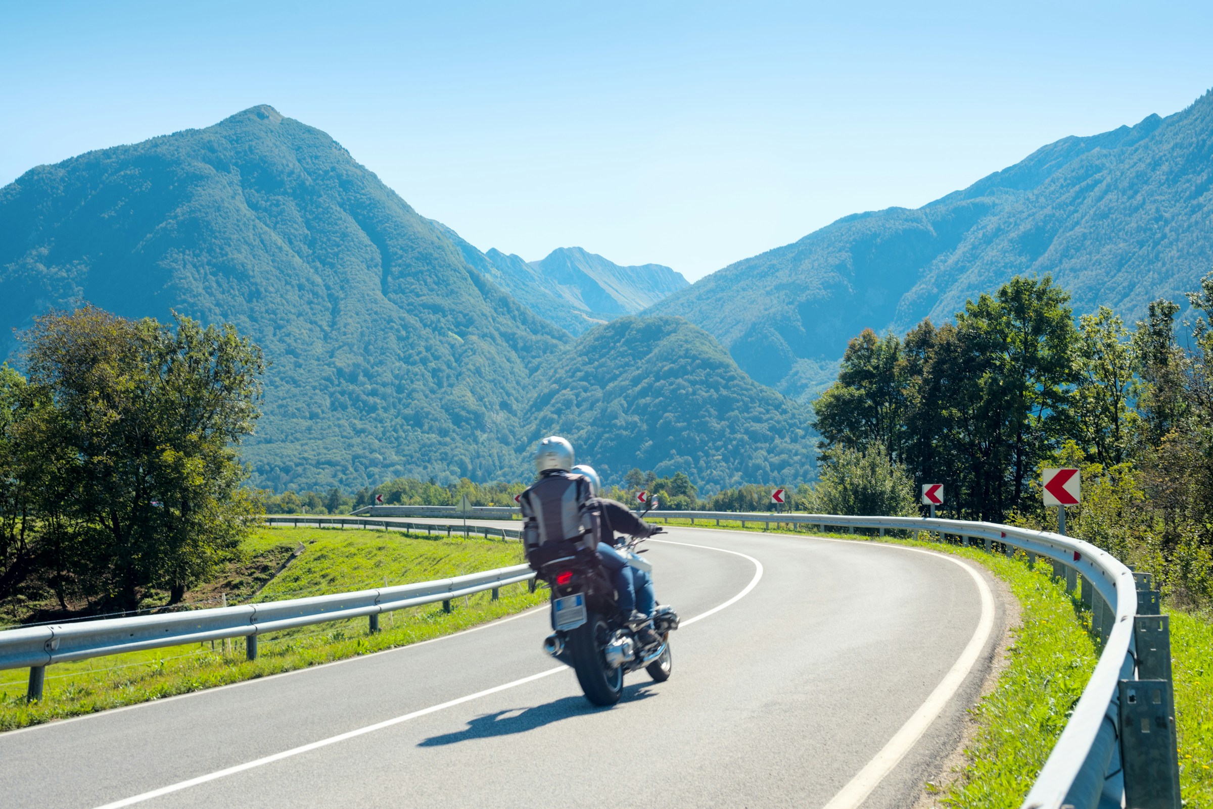 Scenic motorcycle route